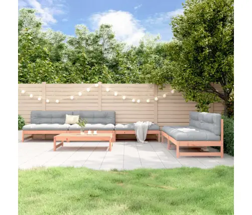 6-Osaline Aiamööbli Komplekt, Ebatsuuga Puit