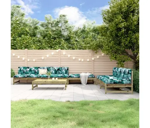 6-Osaline Aiamööbli Komplekt, Immutatud Männipuit