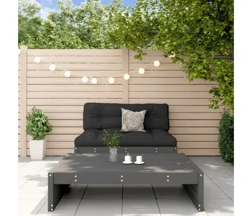 2-Daļīgs Dārza Atpūtas Mēbeļu Komplekts, Pelēks Priedes Koks Vidaxl 2-Daļīgs Dārza Atpūtas Mēbeļu Komplekts, Pelēks Priedes Koks Vidaxl