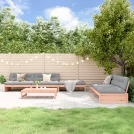 6-Osaline Aiamööbli Komplekt, Ebatsuuga Puit