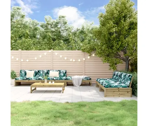 6-Daļīgs Dārza Mēbeļu Komplekts, Impregnēts Priedes Koks Vidaxl