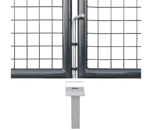 Võrgust Aiavärav, Antratsiithall, 300 X 125 cm Tsingitud Teras