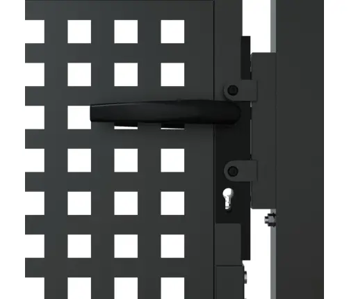 Dārza Vārti, 105X125 Cm, Tērauds, Antracītpelēki Vidaxl