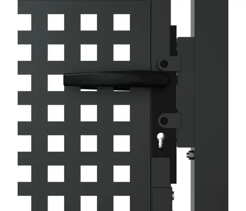 Dārza Vārti, Antracīta Krāsā, 105X100 Cm, Tērauds Vidaxl