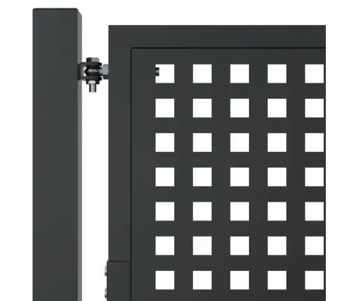 Dārza Vārti, Antracīta Krāsā, 105X150 Cm, Tērauds Vidaxl