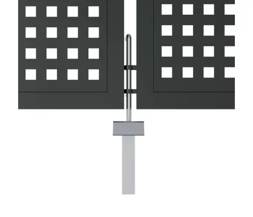 Dārza Vārti, 300X150 Cm, Tērauds, Antracītpelēki Vidaxl