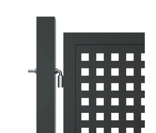 Dārza Vārti, Pelēki, 400X150 Cm, Tērauds Vidaxl