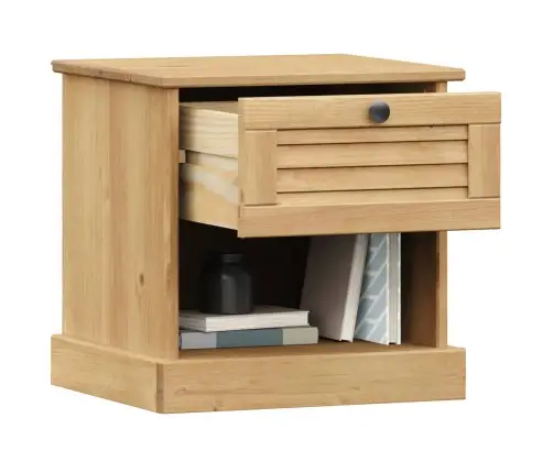 Naktinė Spintelė Vigo, 42X35X42cm Pušies Medienos Masyvas