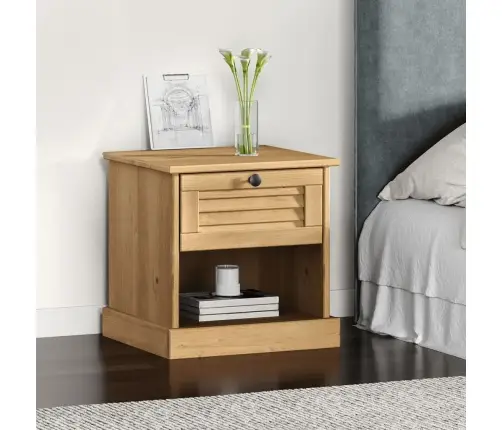 Naktinė Spintelė Vigo, 42X35X42cm Pušies Medienos Masyvas