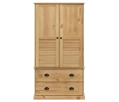 Skapis Vigo, 90X55X170 Cm, Priedes Masīvkoks Vidaxl