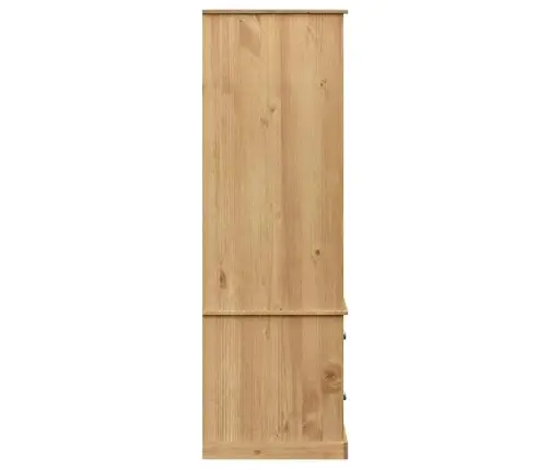 Skapis Vigo, 90X55X170 Cm, Priedes Masīvkoks Vidaxl