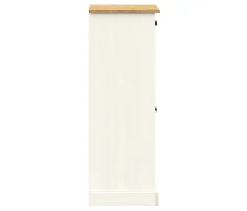 Kingakapp "Vigo", Valge, 60 X 35 X 96 cm Männipuit