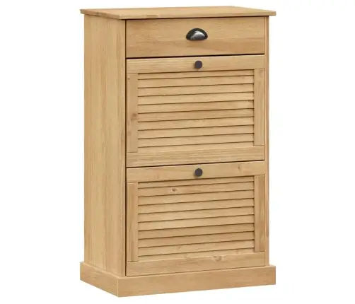 Apavu Skapis Vigo, 60X35X96 Cm, Priedes Masīvkoks Vidaxl