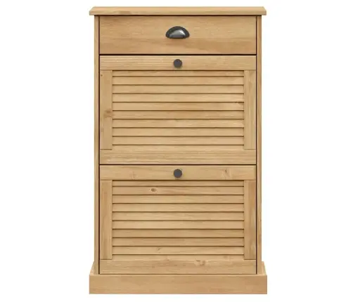 Apavu Skapis Vigo, 60X35X96 Cm, Priedes Masīvkoks Vidaxl