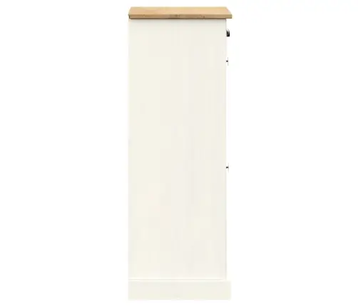 Kingakapp "Vigo", 60 X 35 X 96 cm Valge, Männipuit