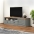 Tv Skapītis Vigo, 156X40X40 Cm, Priedes Masīvkoks, Pelēks Vidaxl