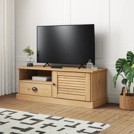 Tv Skapītis Vigo, 106X40X40 Cm, Priedes Masīvkoks Vidaxl