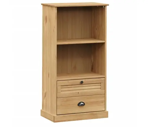 Grāmatu Plaukts, Vigo, 60X35X114,5 Cm, Priedes Masīvkoks Vidaxl