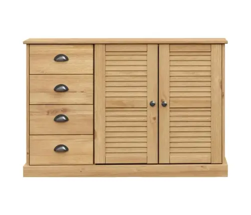 Šoninė Spintelė Su Stalčiais Vigo, 113X40X75cm Pušies Masyvas