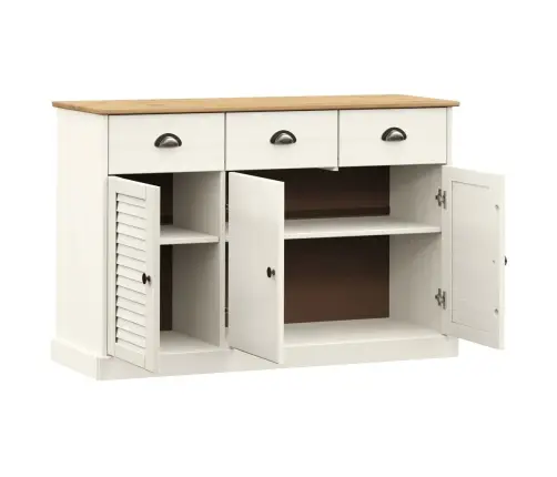 Skapītis Ar Atvilktnēm Vigo, 113X40X75 Cm, Priedes Masīvkoks Vidaxl