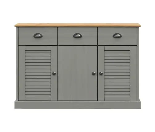 Skapītis Ar Atvilktnēm Vigo, 113X40X75 Cm, Priedes Masīvkoks Vidaxl