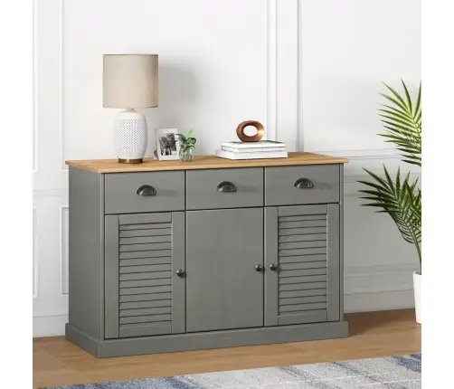 Skapītis Ar Atvilktnēm Vigo, 113X40X75 Cm, Priedes Masīvkoks Vidaxl