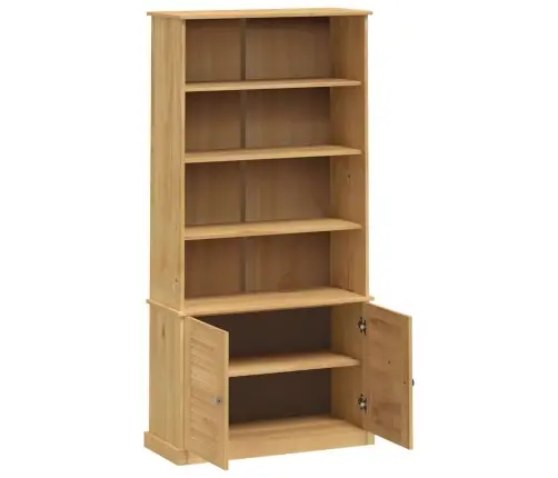 Knygų Spinta Vigo, 85X35X170cm Pušies Medienos Masyvas