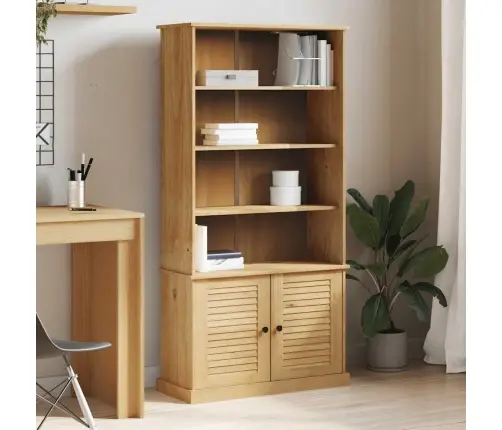 Knygų Spinta Vigo, 85X35X170cm Pušies Medienos Masyvas