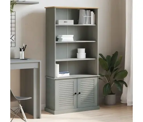 Raamatukapp "Vigo", Hall, 85 X 35 X 170 cm Männipuit