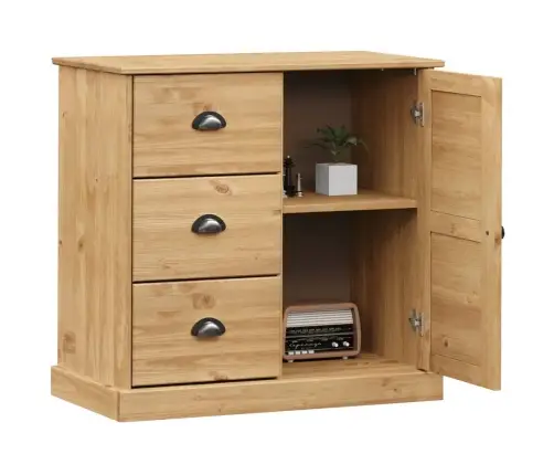 Sahtlitega Puhvetkapp "Vigo" 78 X 40 X 75 cm Männipuit