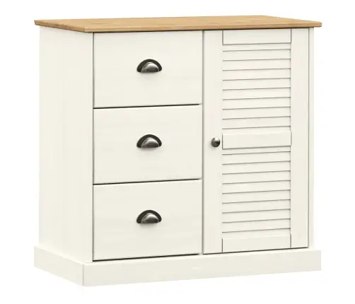 Skapītis Ar Atvilktnēm Vigo, 78X40X75 Cm, Priedes Masīvkoks Vidaxl