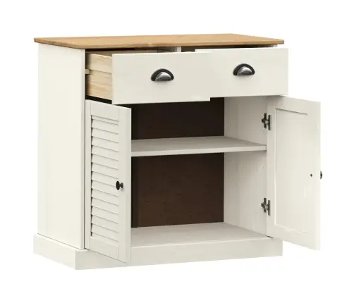 Šoninė Spintelė Su Stalčiais Vigo, Balta, 78X40X75cm Pušis