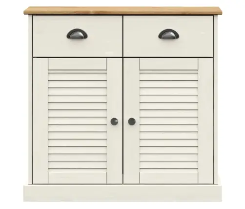 Šoninė Spintelė Su Stalčiais Vigo, Balta, 78X40X75cm Pušis