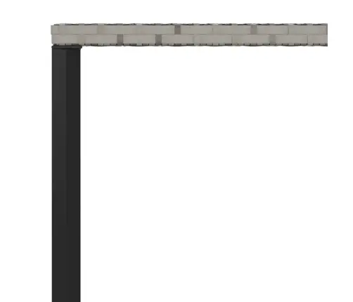 6-Daļīgs Dārza Mēbeļu Komplekts, Matrači, Pelēka Pe Rotangpalma Vidaxl