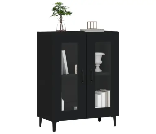 Kumode, Melna, 69,5X34X90 Cm, Inženierijas Koks Vidaxl Kumode, Melna, 69,5X34X90 Cm, Inženierijas Koks Vidaxl