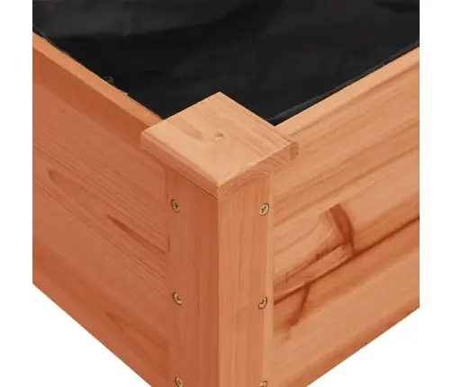 Puķu Kaste Ar Ieliktni, Brūns, 71X37X80 Cm, Egles Masīvkoks Vidaxl