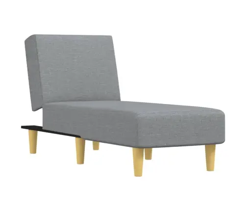 Atpūtas Zvilnis, Gaiši Pelēks Audums Vidaxl