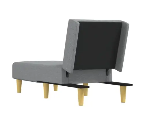 Atpūtas Zvilnis, Gaiši Pelēks Audums Vidaxl