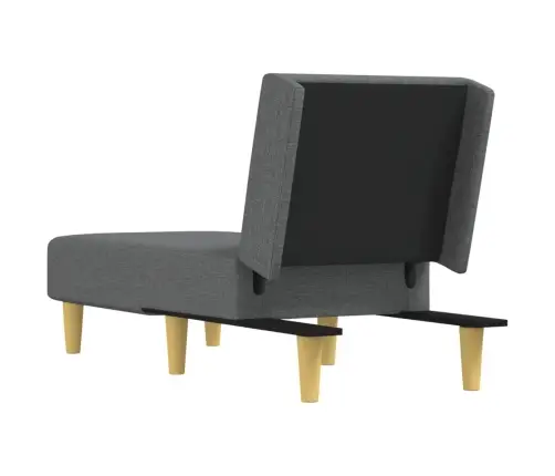 Atpūtas Zvilnis, Tumši Pelēks Audums Vidaxl