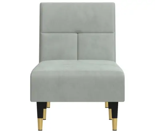 Atpūtas Zvilnis, Gaiši Pelēks Samts Vidaxl