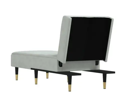 Atpūtas Zvilnis, Gaiši Pelēks Samts Vidaxl