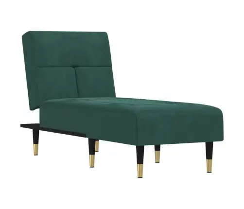 Atpūtas Zvilnis, Tumši Zaļš Samts Vidaxl