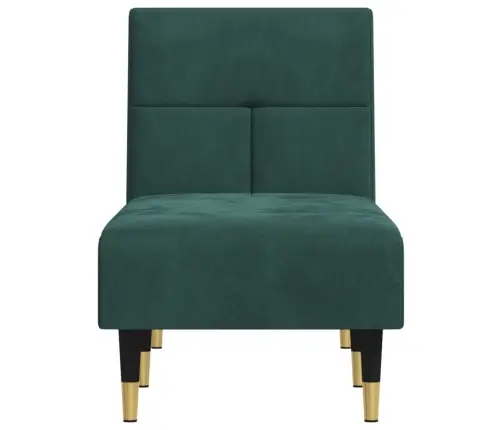 Atpūtas Zvilnis, Tumši Zaļš Samts Vidaxl