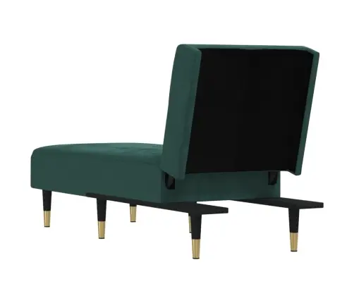 Atpūtas Zvilnis, Tumši Zaļš Samts Vidaxl