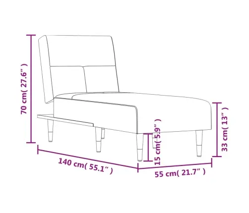 Atpūtas Zvilnis, Melns Samts Vidaxl