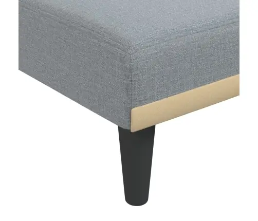 Atpūtas Zvilnis, Gaiši Pelēks Audums Vidaxl