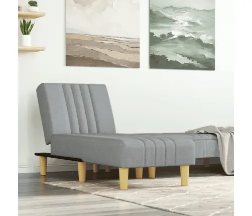 Atpūtas Zvilnis, Gaiši Pelēks Audums Vidaxl