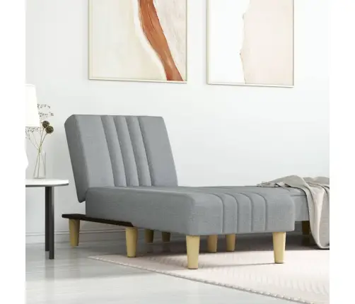 Atpūtas Zvilnis, Gaiši Pelēks Audums Vidaxl