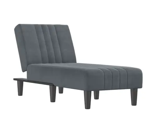 Atpūtas Zvilnis, Tumši Pelēks Samts Vidaxl