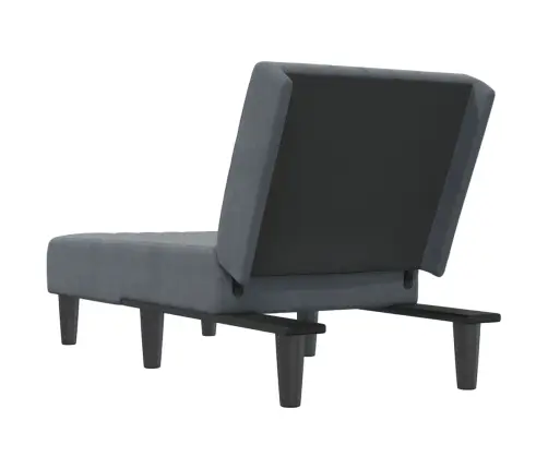 Atpūtas Zvilnis, Tumši Pelēks Samts Vidaxl